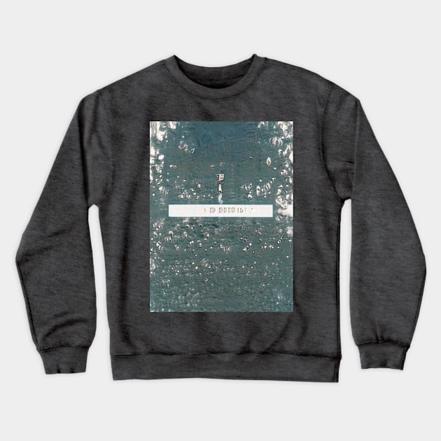 White Noise shirt Crewneck Sweatshirt by Redesignware by everia